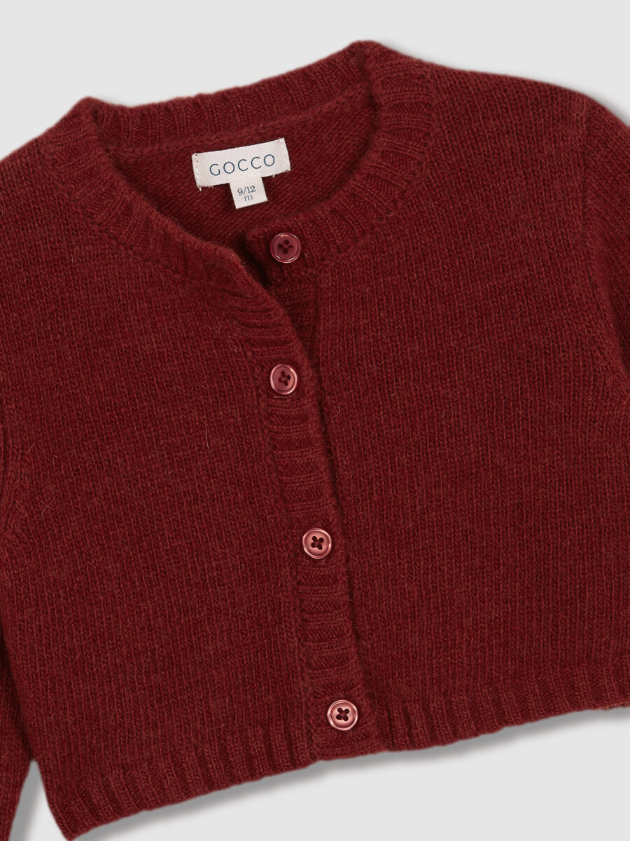 Chaqueta Punto Standard Teja Oscuro