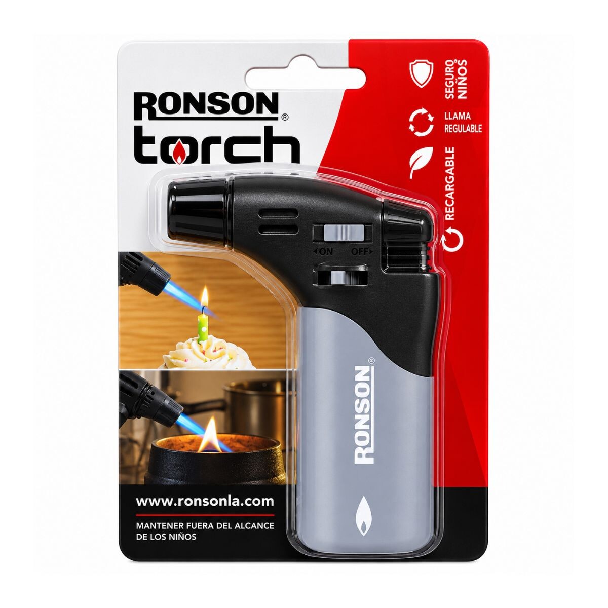 ENCENDEDOR RONSON FLAMEADOR ELECTRICO TORCH 