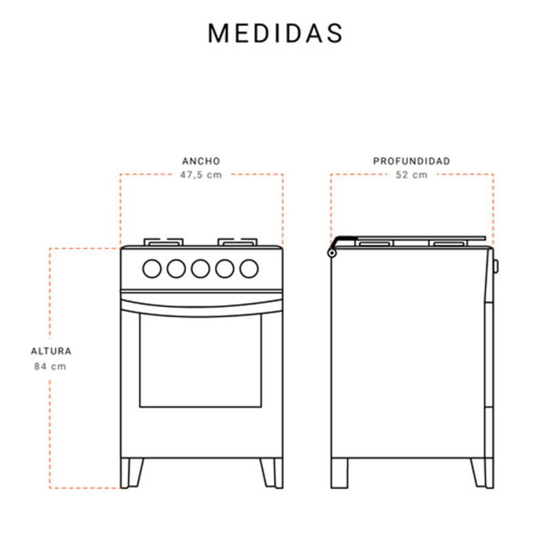 Cocina Petra Supergas 4h + Válvula + Vale Garrafa Sin Carga Cocina Petra Supergas 4h + Válvula + Vale Garrafa Sin Carga