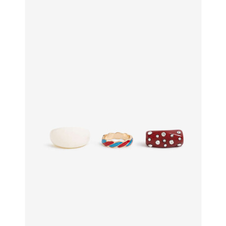 Sets Anillos Lucky charm Combinacion multicolor