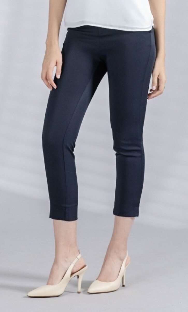 Pantalón Cropped. - AZUL MARINO 