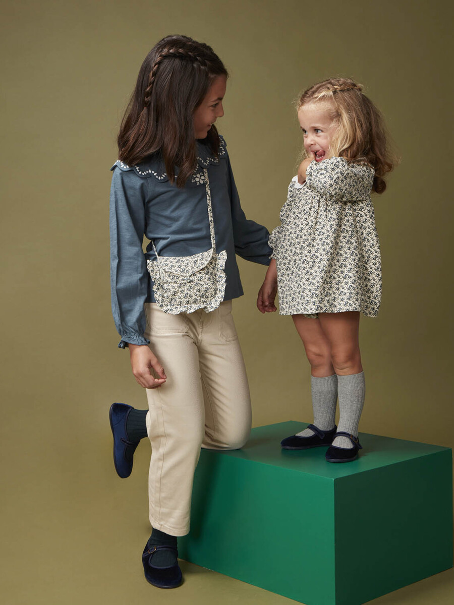 Bolso De Rayas Petroleo