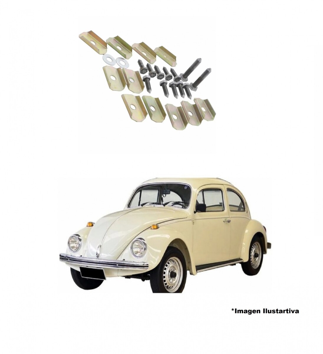 KIT DE TORNILLOS DE PISO FUSCA IAP 