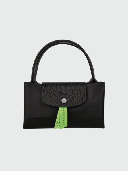 Longchamp -Cartera Longchamp plegable de nylon con cierre y asa corta, Le pliage green M 0