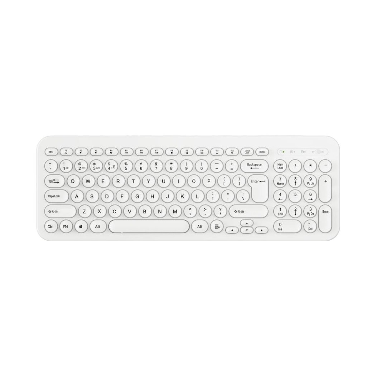 Teclado inalambrico K241 - blanco 