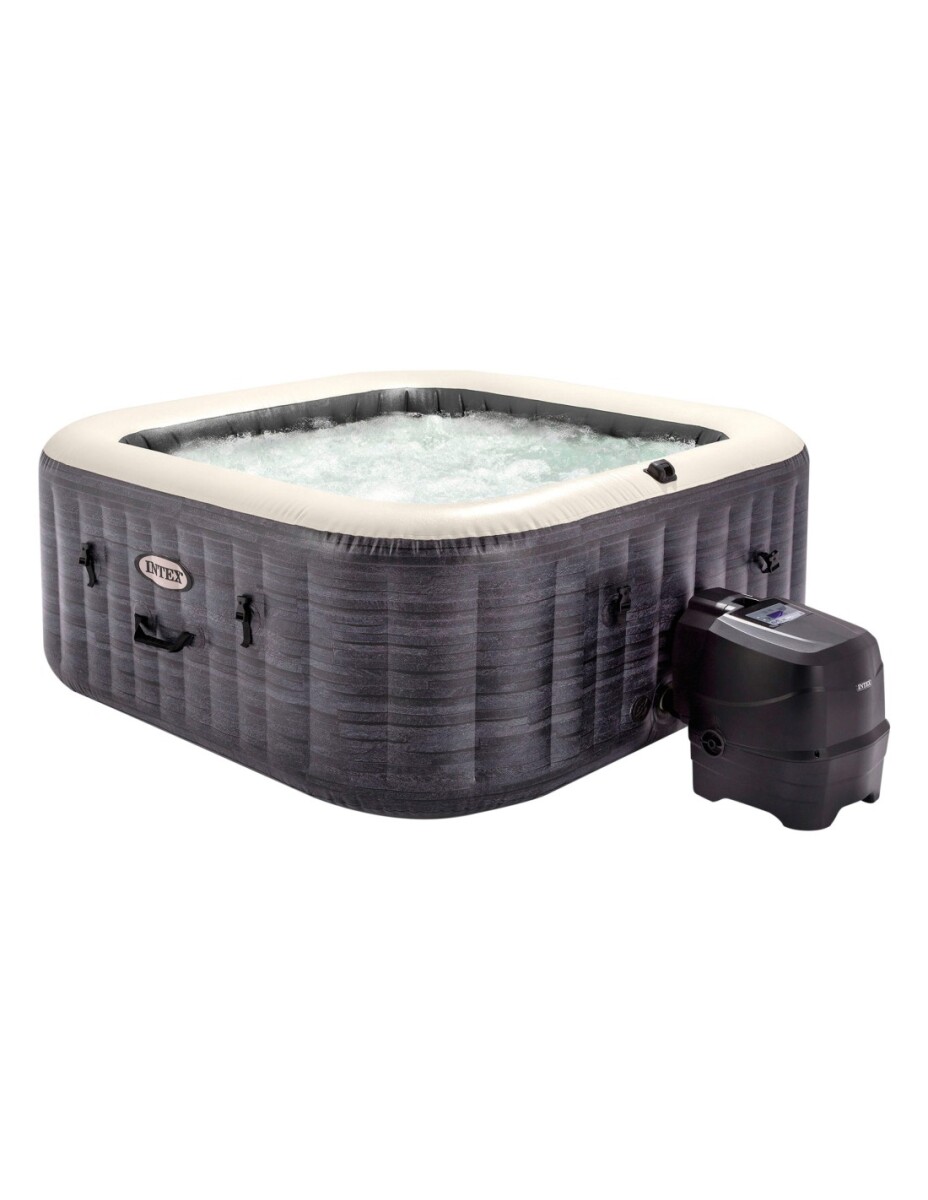 INTEX PURESPA GREYSTONE SQUARE CAPACIDAD 4 PERSONAS 