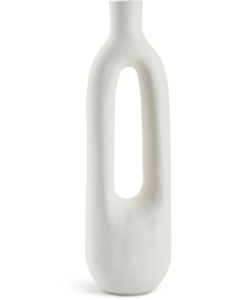 Jarrón INGEMAR A10xL8xA34cm blanco Jarrón INGEMAR A10xL8xA34cm blanco