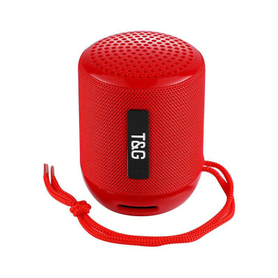 Parlante portátil bluetooth TG129 cilindro extra bass rojo Parlante portátil bluetooth TG129 cilindro extra bass rojo