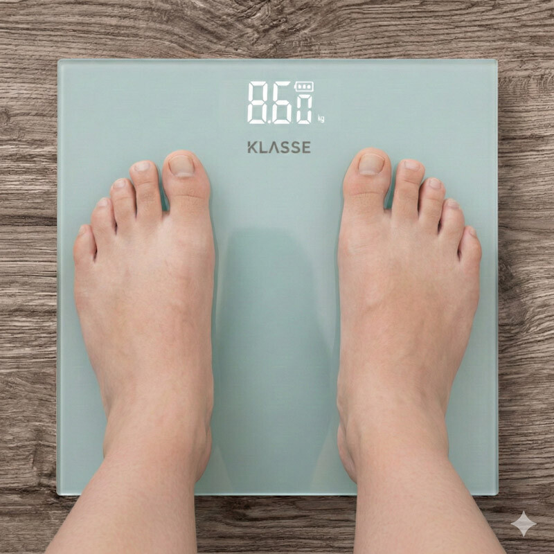 Balanza digital para personas LED Klasse | Hasta 180 Kg | Color blanco Balanza digital para personas LED Klasse | Hasta 180 Kg | Color blanco