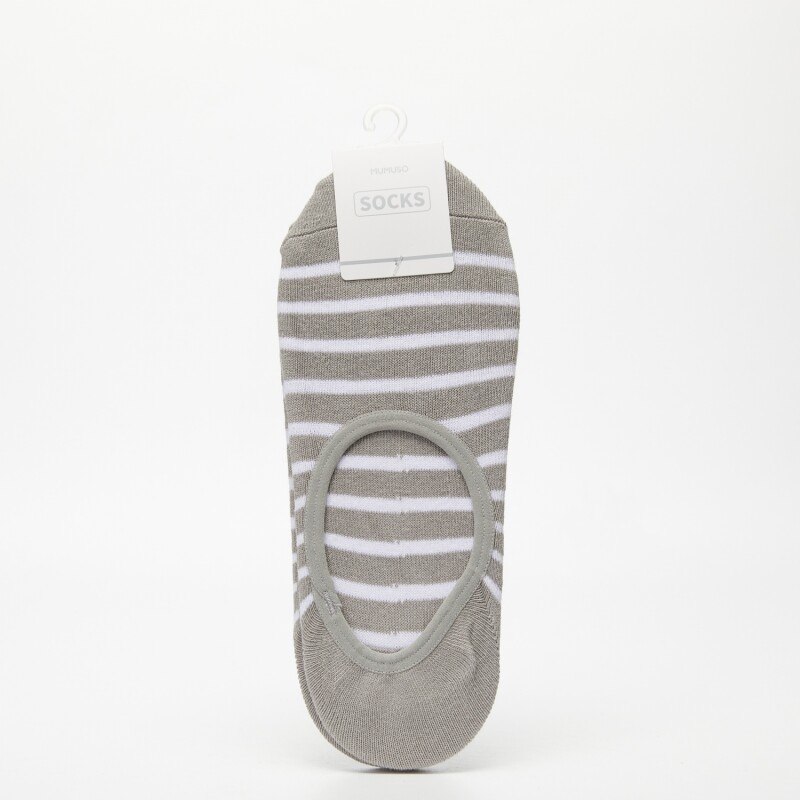 CALCETINES INVISIBLES DE RAYAS PARA HOMBRE (2 PARES/GRIS) CALCETINES INVISIBLES DE RAYAS PARA HOMBRE (2 PARES/GRIS)