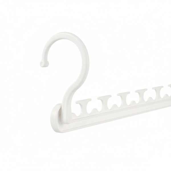 Organizador Perchas Plegable Horizontal Vertical 5 en 1 X4 Color Blanco