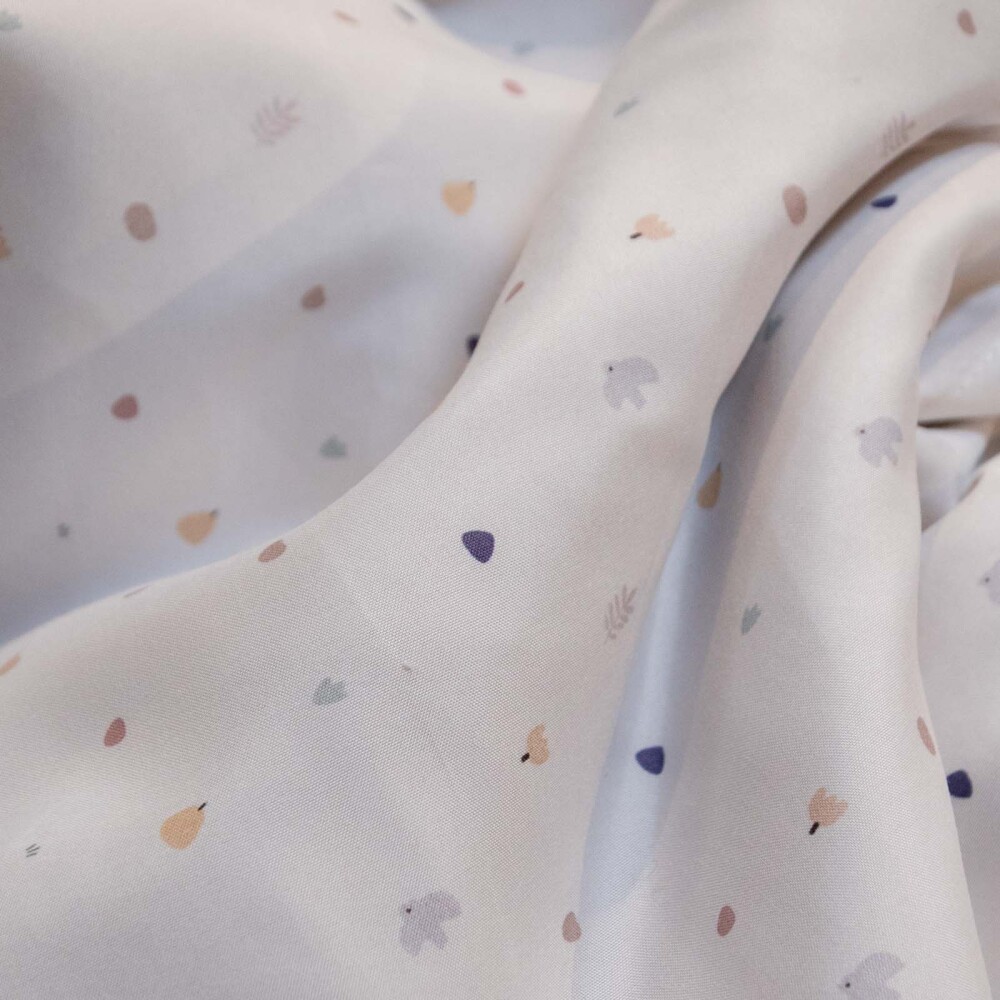 JGO SÁBANAS FIBRA SUAVE BIRDS POLIESTER BEIGE, 1P