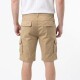 Bermuda Zip Cargo Beige