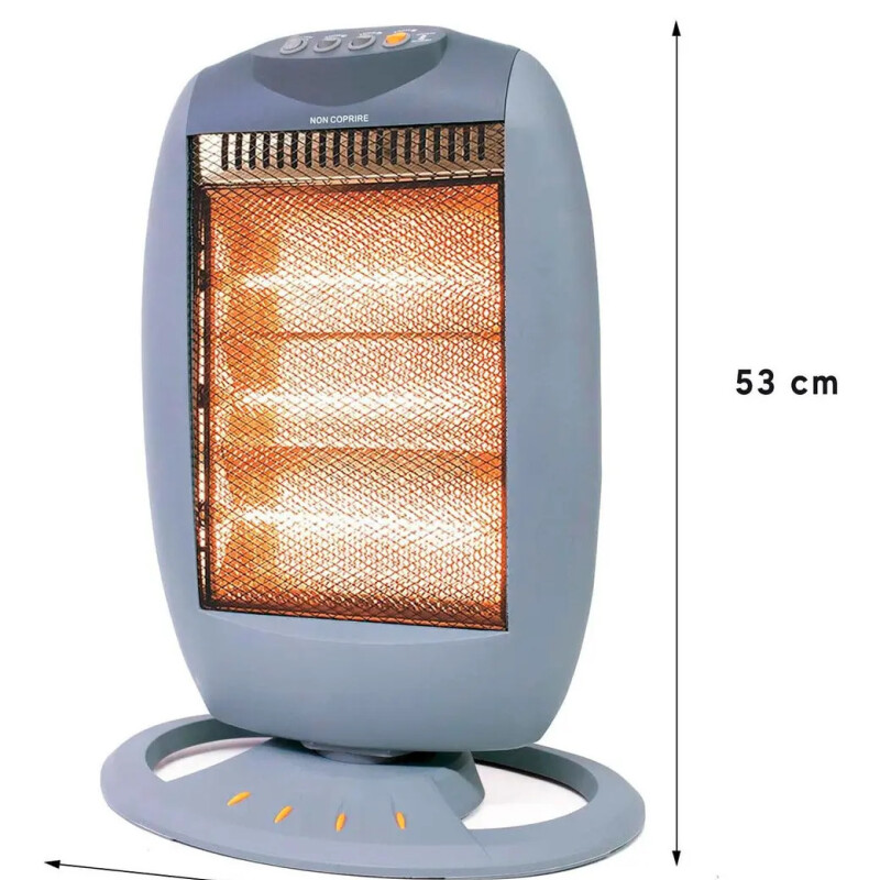 Estufa Halogena Punktal Giratoria Potencia 3 Niveles 222 Dim Color Gris Estufa Halogena Punktal Giratoria Potencia 3 Niveles 222 Dim Color Gris