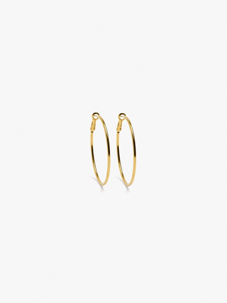 Aros Finos - Acero Inoxidable dorado