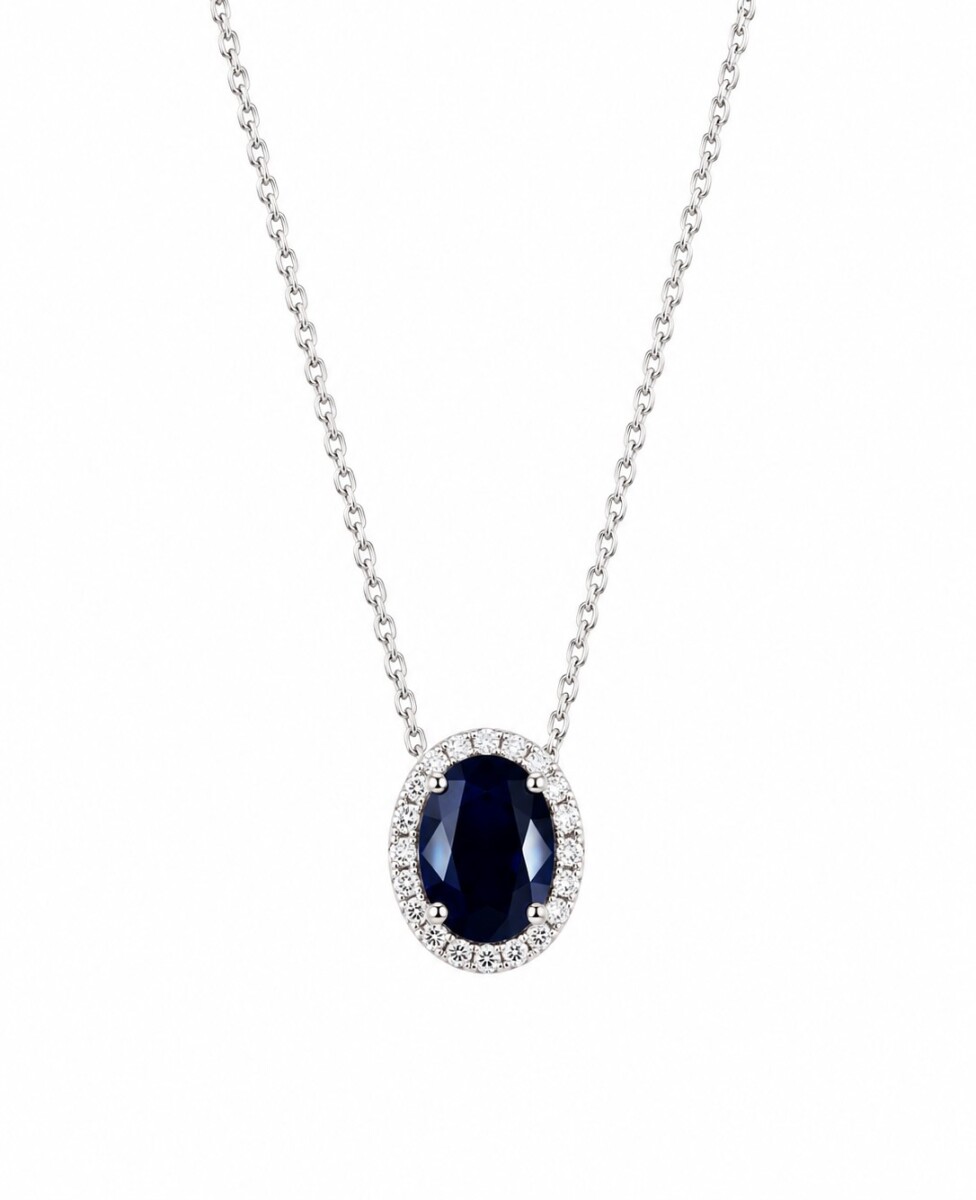 Cadena con colgante estilo Lady Di 