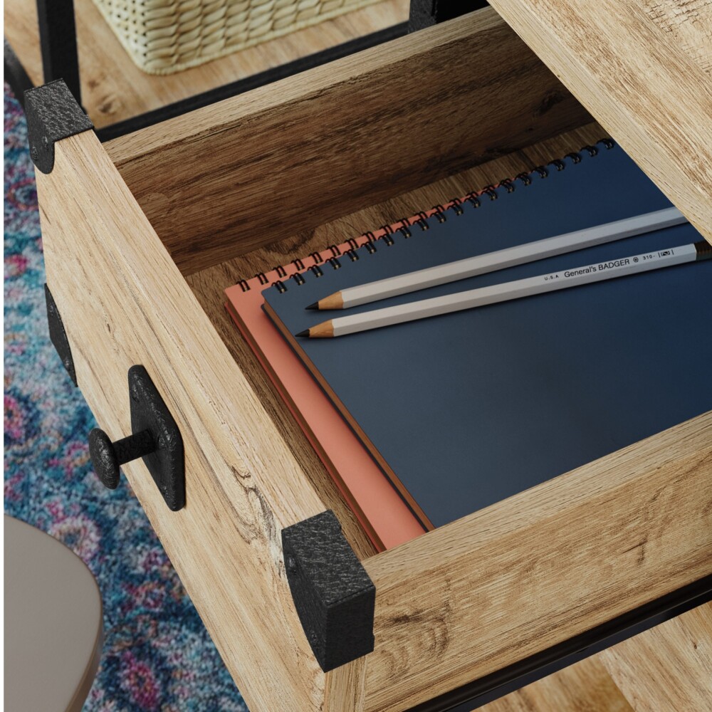 Escritorio 3 Cajones - Sauder - Linea Steel River Escritorio 3 Cajones - Sauder - Linea Steel River