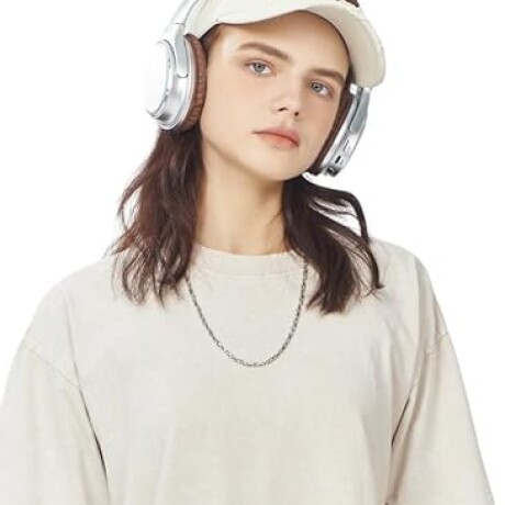 Camiseta oversize jaspeada Beige