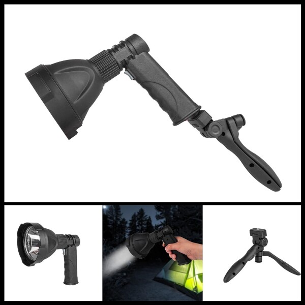 Foco Faro Tipo Mulita 10 Watts Recargable Linterna Tripode Foco Faro Tipo Mulita 10 Watts Recargable Linterna Tripode