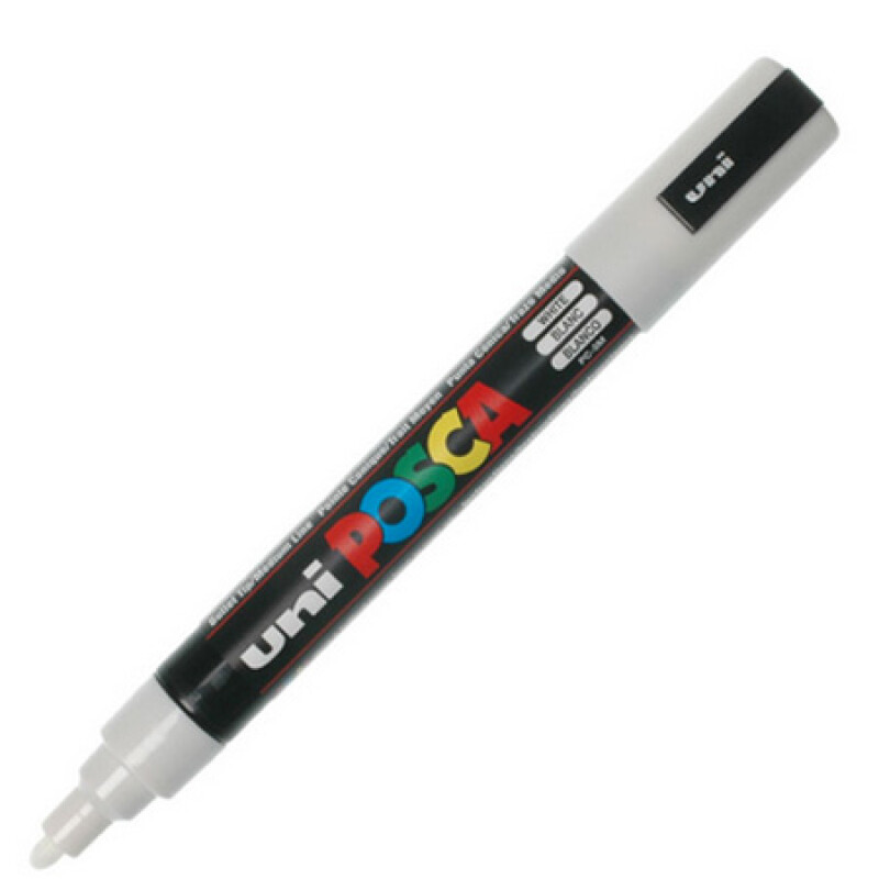 MARCADOR UNI POSCA 2.5 MM BLANCO N/A