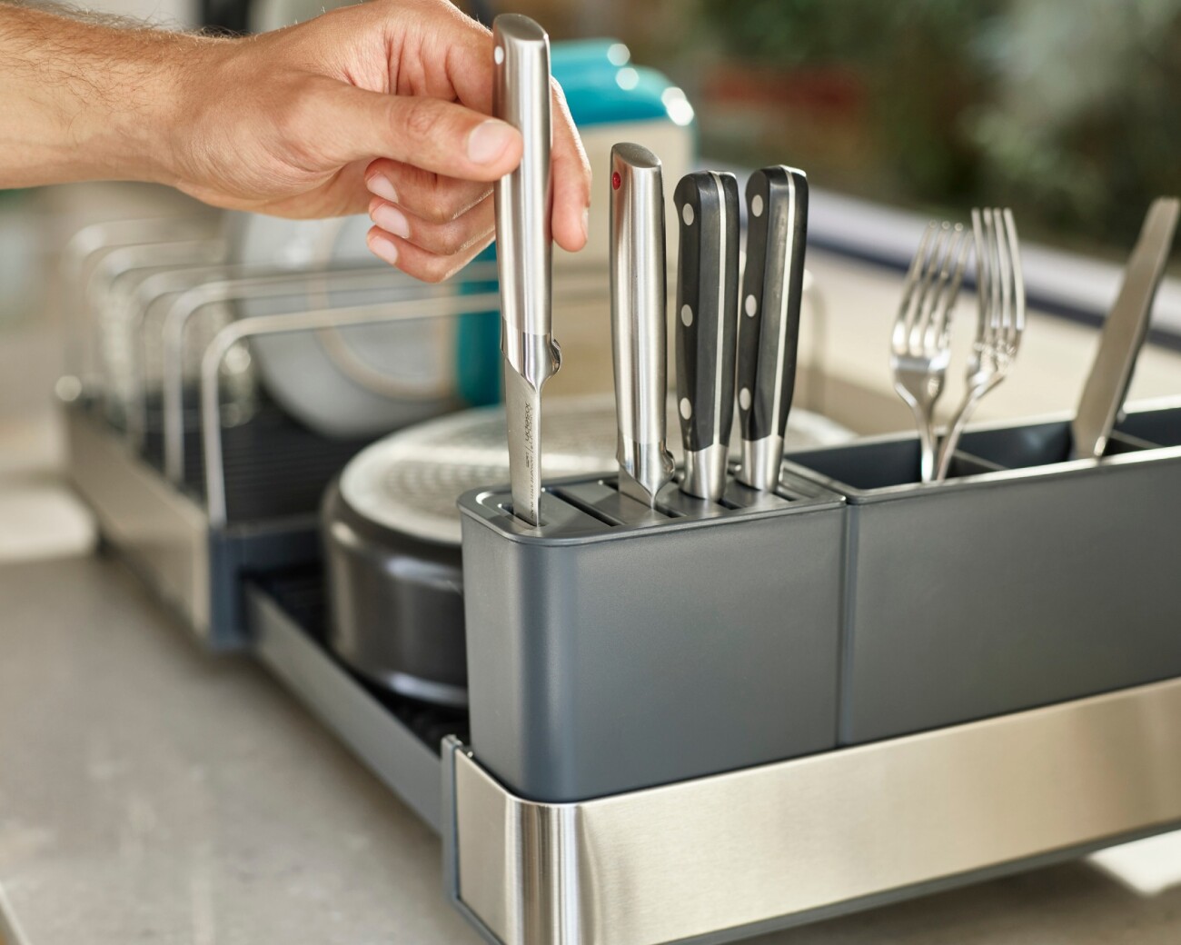 Escurridor de Platos Extensible Grande Joseph Joseph Extend™ Max Acero Inoxidable - PREVENTA Escurridor de Platos Extensible Grande Joseph Joseph Extend™ Max Acero Inoxidable - PREVENTA