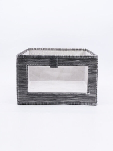 CAJA ORGANIZADORA VISOR GRIS