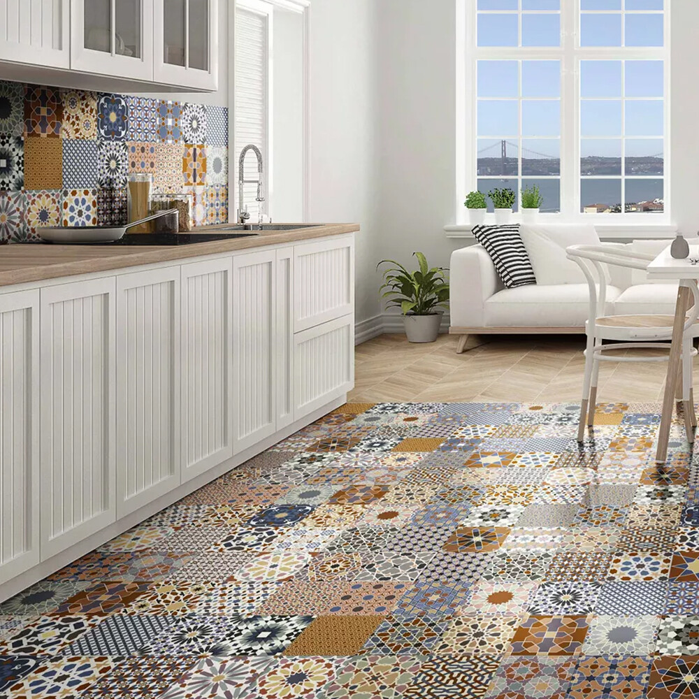 PORCELANATO DECORADO MARRAKECH COLOUR "A" 44.2X44.2 CM Porcelanato Decorado Marrakech Colour "a" 44.2x44.2 Cm