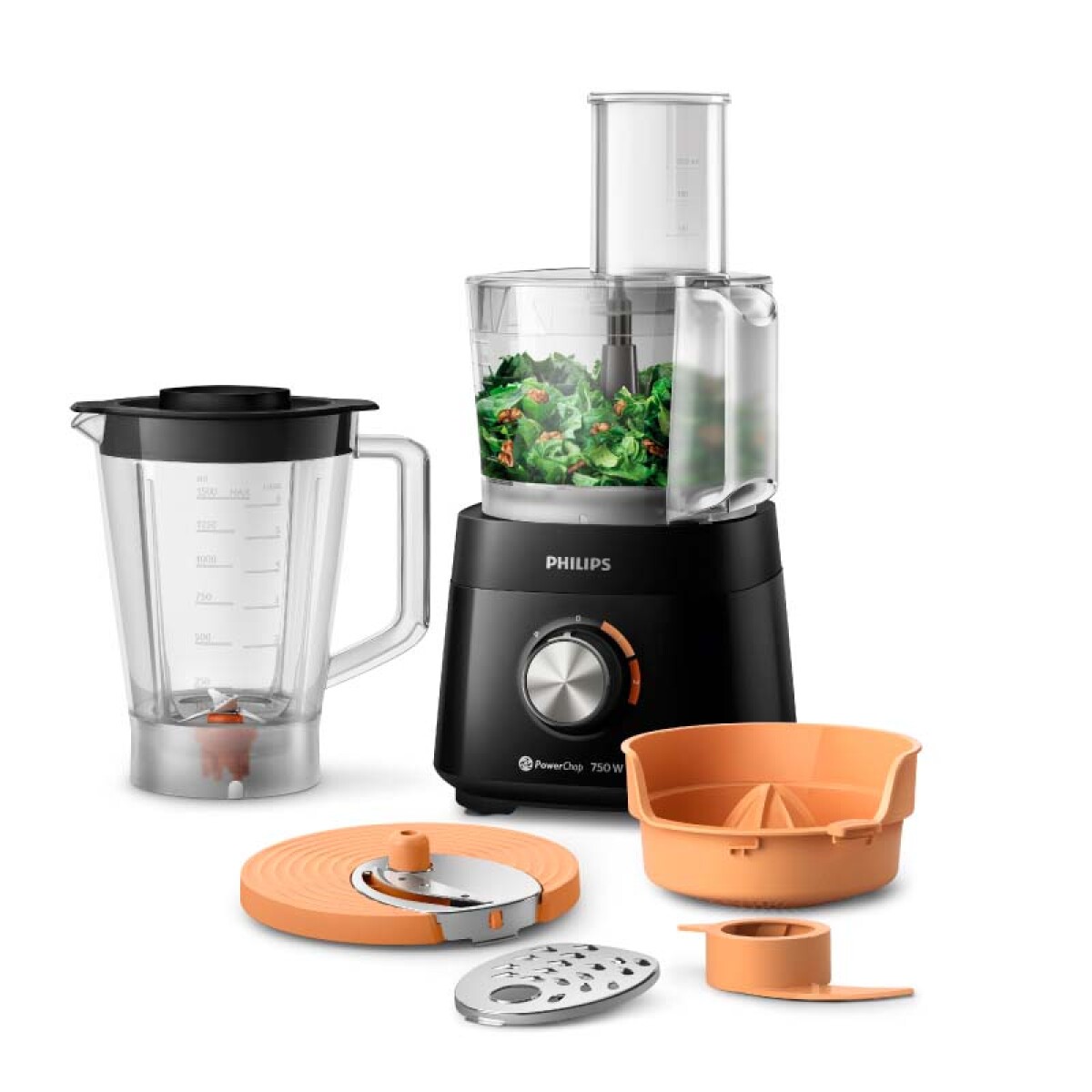 Procesador de Alimentos Philips Hr7302 - Negra 