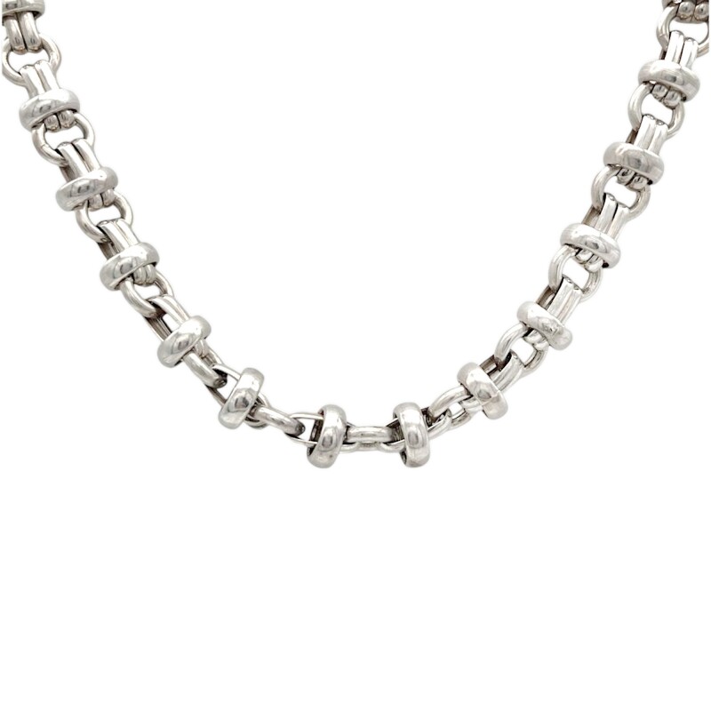 Cadena aro enlazado-Plata 925-Sin Piedra-CD3383 sinpiedra