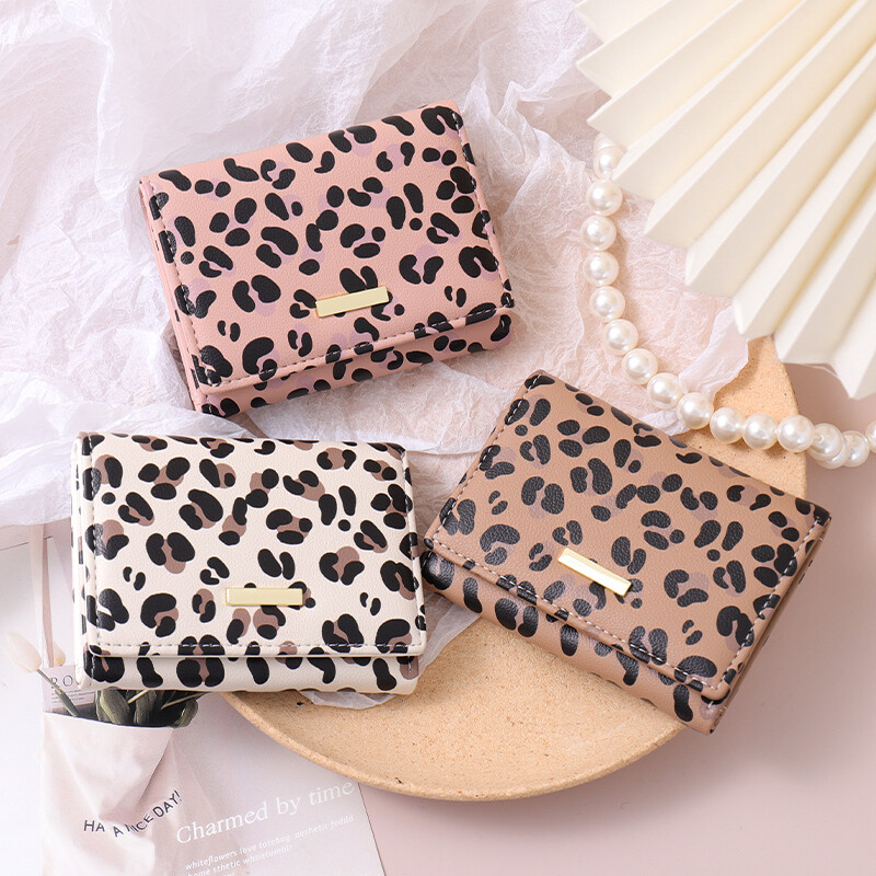Billetera Leopardo - 3 Pliegues Billetera Leopardo - 3 Pliegues