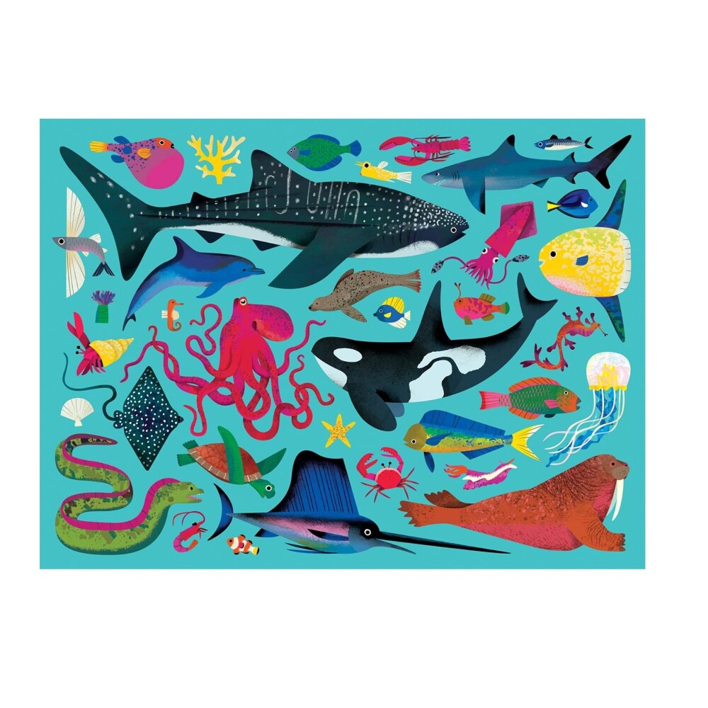 Puzzle 500 Piezas Animales Marinos Crocodile Creek JUGUETE PUZZLE 500 PZAS ANIMALES MARINOS