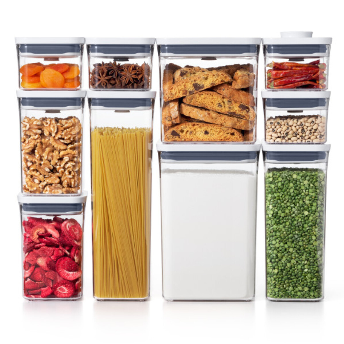 Juego de recipientes OXO - 10 Piezas 