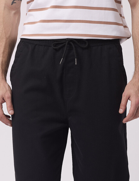 Pantalon cintura jogger negro