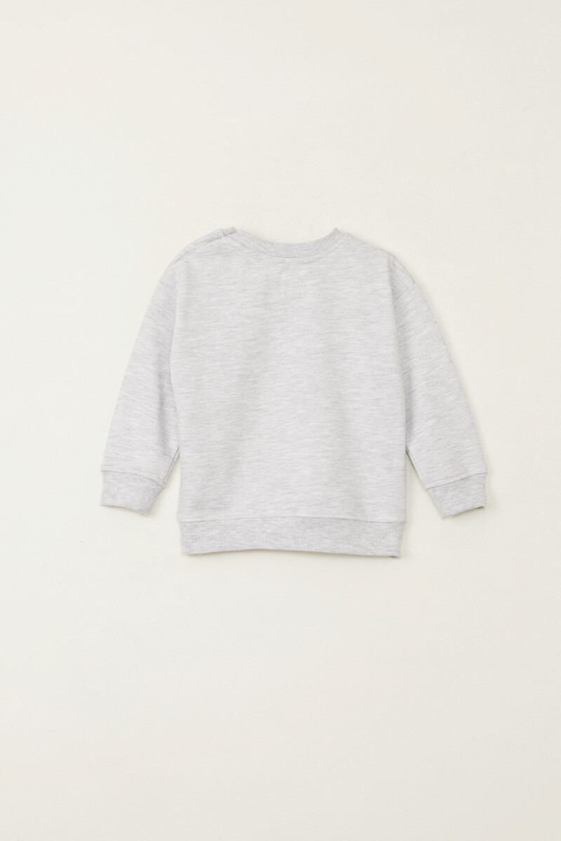 Buzo deportivo Gris Melange