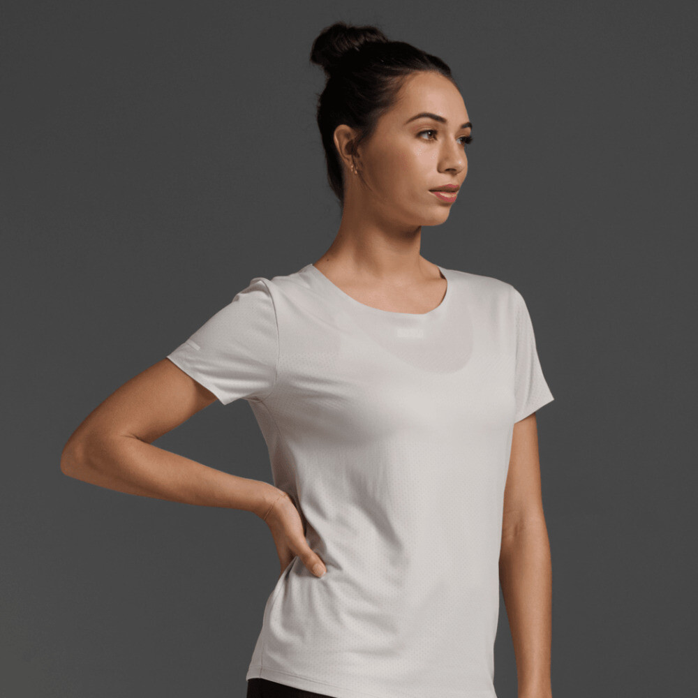 Light Speed Tech Tee - Mujer Moon/white Reflective