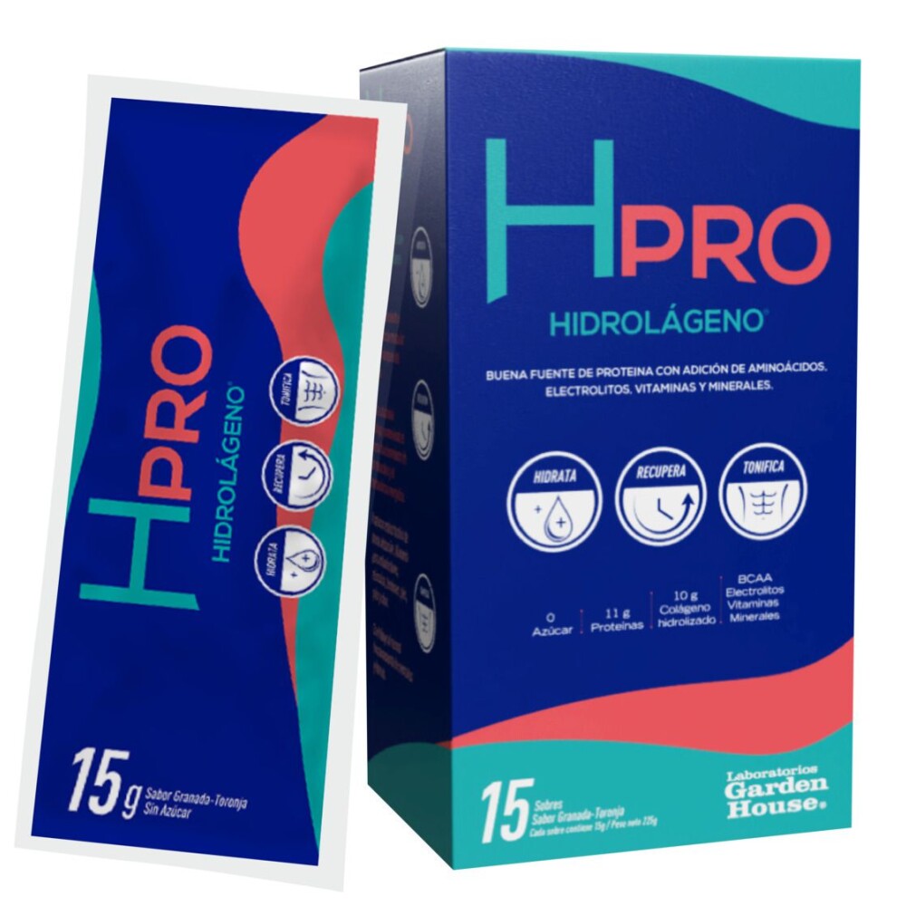 HIDROLAGENO HPRO CJ X 15 SOBRES única