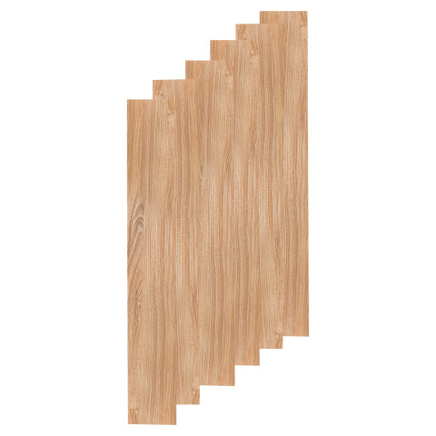 Set Piso Tabla Flotante 10mm Madera Adhesivo Decoración 5 M2 Variante Color Marron Claro 2