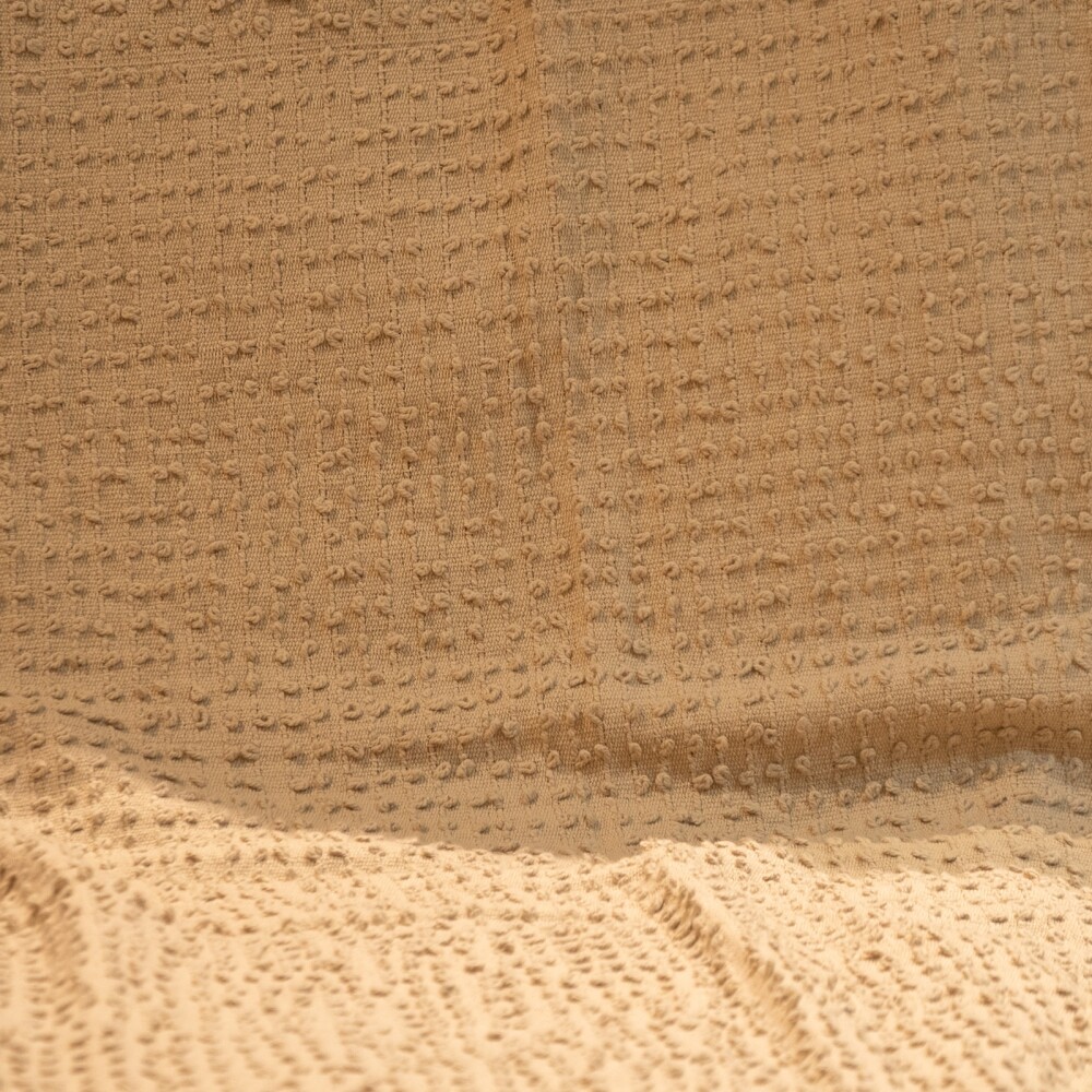 THROW FAWN ALGODON MARRON COTTON TAUPE