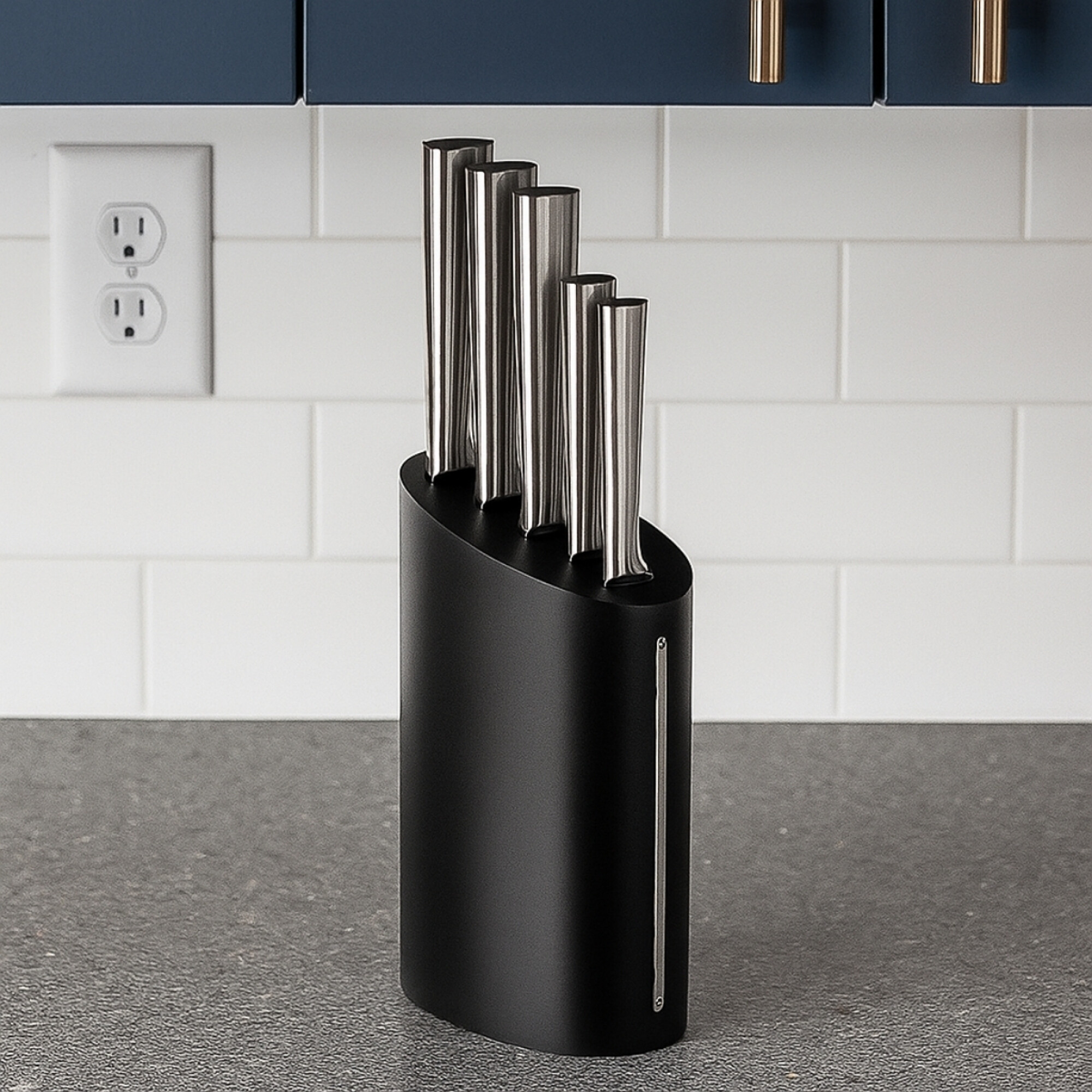 Ceppo 5 Coltelli in Acciaio - Richardson Sheffield Scandi