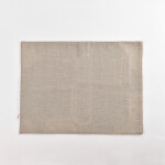 Individual Cretona Beige Doble Faz Unico