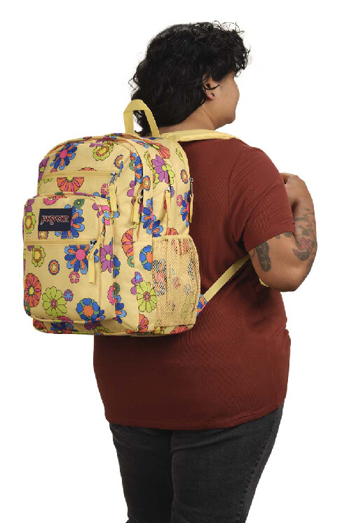 MOCHILA JANSPORT BIG STUDENT POWER TO THE FLOWER