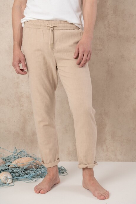 Pantalón beach pants Beige