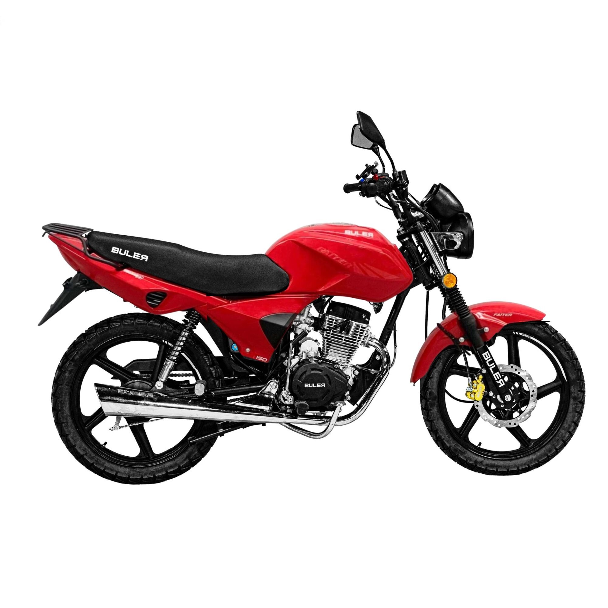 Мотоцикл Buler Faiter SE 150cc, литые диски, красный