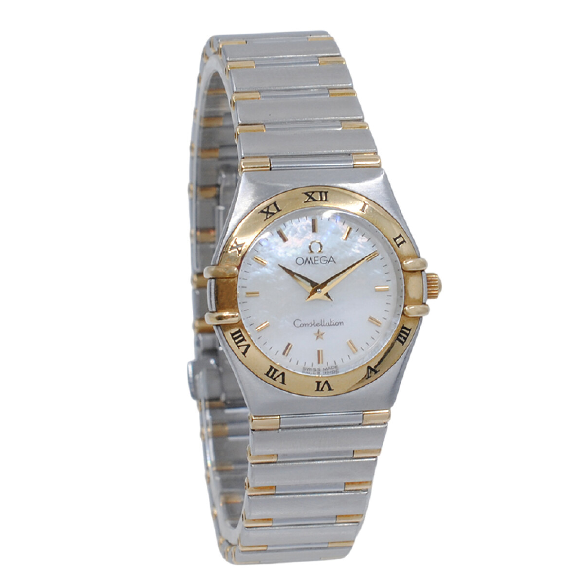 Omega Constellation dama 25,50 mm quartz año 1998 acero y oro 