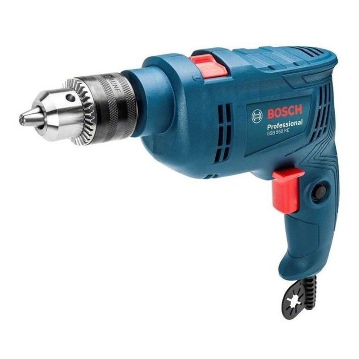 Taladro Bosch + 3 BROCAS MOD GSB550RE 550w 