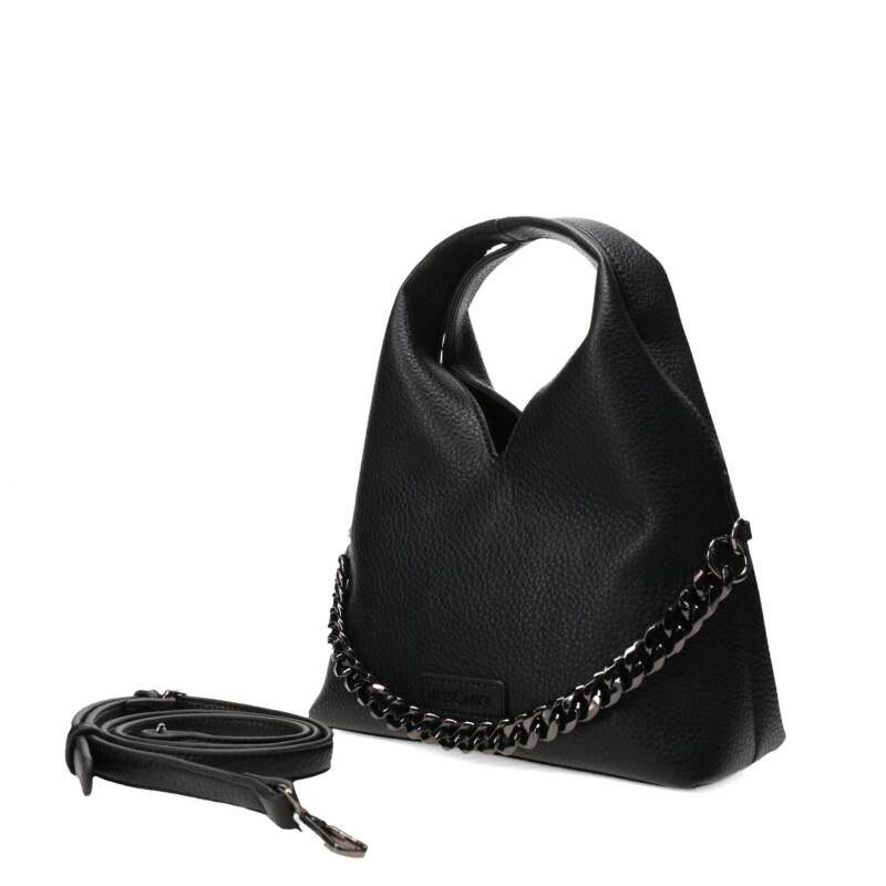 Cartera Miss Carol HILARIA con correa de cadena Negro