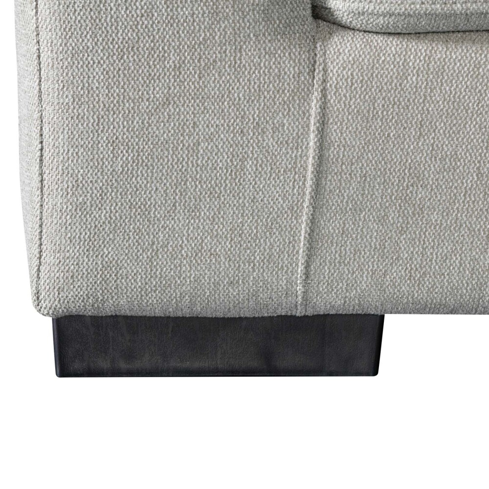 SOFÁ C/CHAISE MÁS DE 4 CUERPOS TELA NATURAL-BEIGE MONACO NATURAL