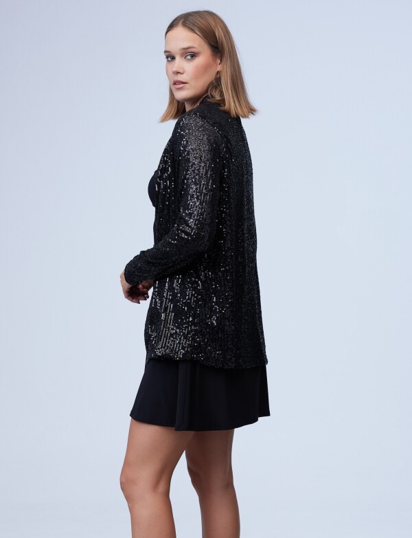 Chaqueta Lentejuelas NEGRO