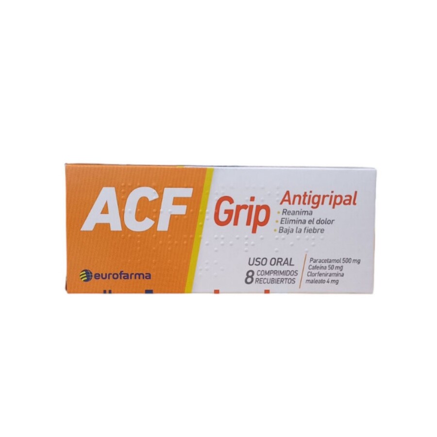 ACF‑4 8 Comprimidos – Antigripal ACF‑4 8 Comprimidos – Antigripal