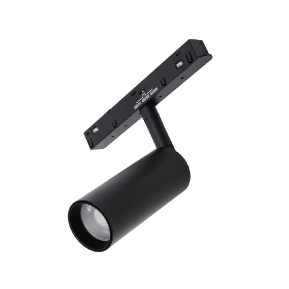 Spot Led p/riel magnet. 10W 700lm 3tonos 24° negro ZU0531